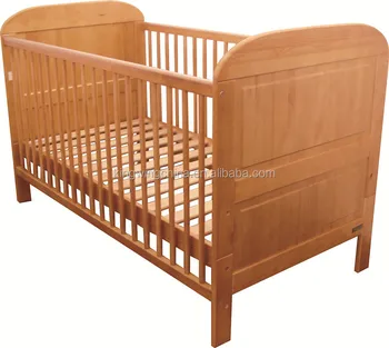 solid oak cot bed