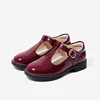 YY10148S Top quality simple design kids school shoes girls genuine leather shoes casual