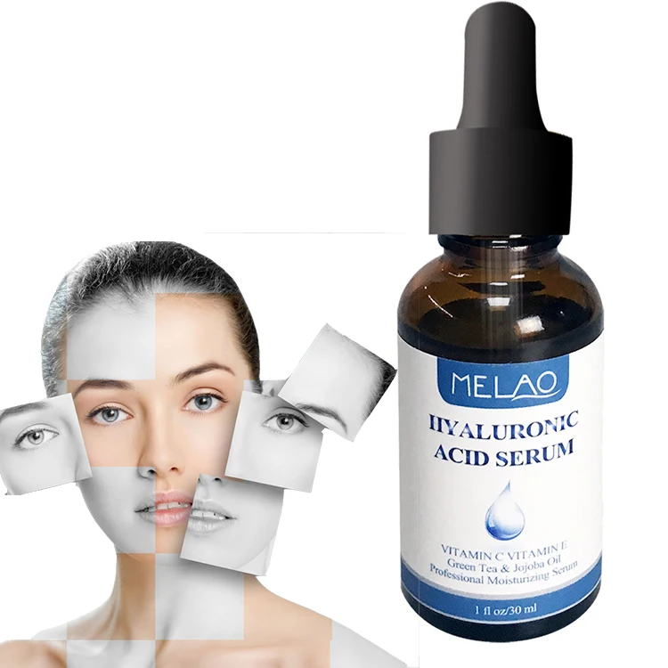 1oz Pure Antiaging Topical Facial Hyaluronic Acid Serum With Vitamin C