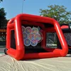 4.5mx4.5m Commercial Inflatable Velcroed Soccer Shooting Sports Arena / Inflatable Football Arena For Sale