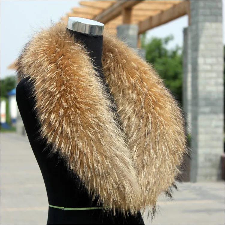 Detachable Raccoon Fur Leather Jacket Fur Collar Buy Detachable Fur Collars,Jacket Fur Collars