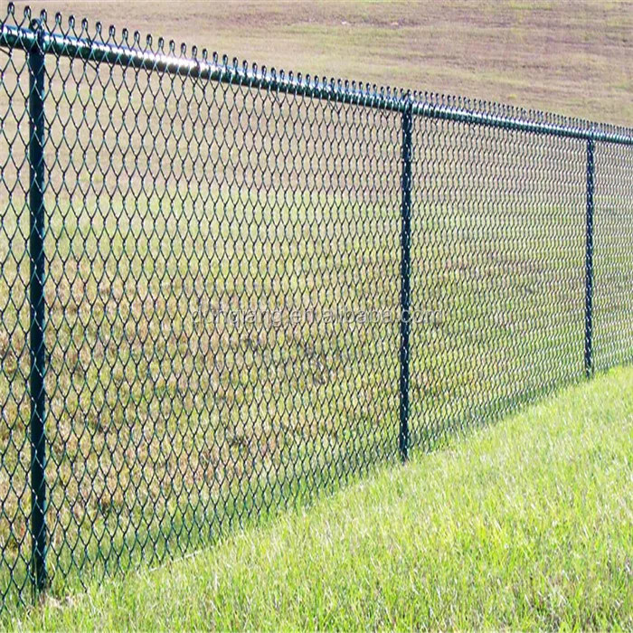6 Ft Sports Playground Used Green Chain Link Fencing Price,Pvc Coated ...