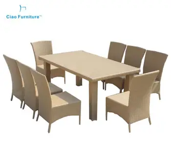 8-seater Rattan Dining Table Garden Furniture Rattan Garden Furniture