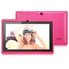 Gifts 7inch Quad core android 4.4 kids wifi tablet pc Q88 flashlight allwinner 512M 8GB HD 1024*600 CORE tablet pc camera wifi