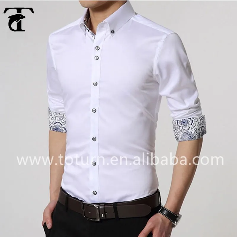 Latest White Formal Shirt Designs For Men Antiwrinkling Unique Dress ...