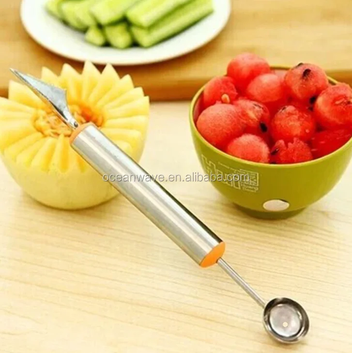 2 In 1 High Quality Stainless Steel Decorative Tools Cutting Fruits