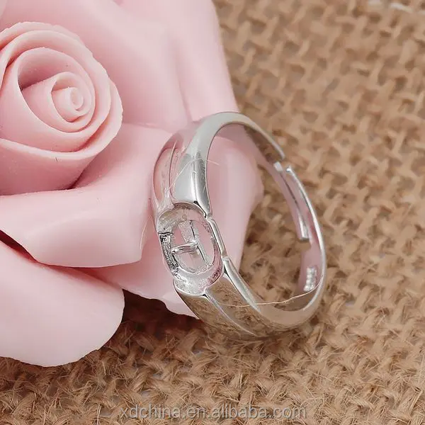 Xd 925 Sterling Silver Ring Setting Mount Wholesale Finger Ring Mountings Without Stone Buy