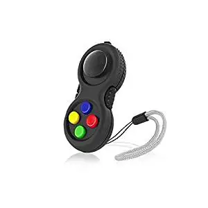 Fidget Pad, 2nd Generation Fidget Cube Stress Reducer, Fidget Finger Toy Fidget Dice Anti Anxiety Cube Relief Stress Hand Shank Pad Anti-Stress,Anti-anxiety for EDC, ADHD