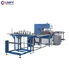 Automatic high frequency pvc tarpaulin embossing and fusing plastic canvas welding machine