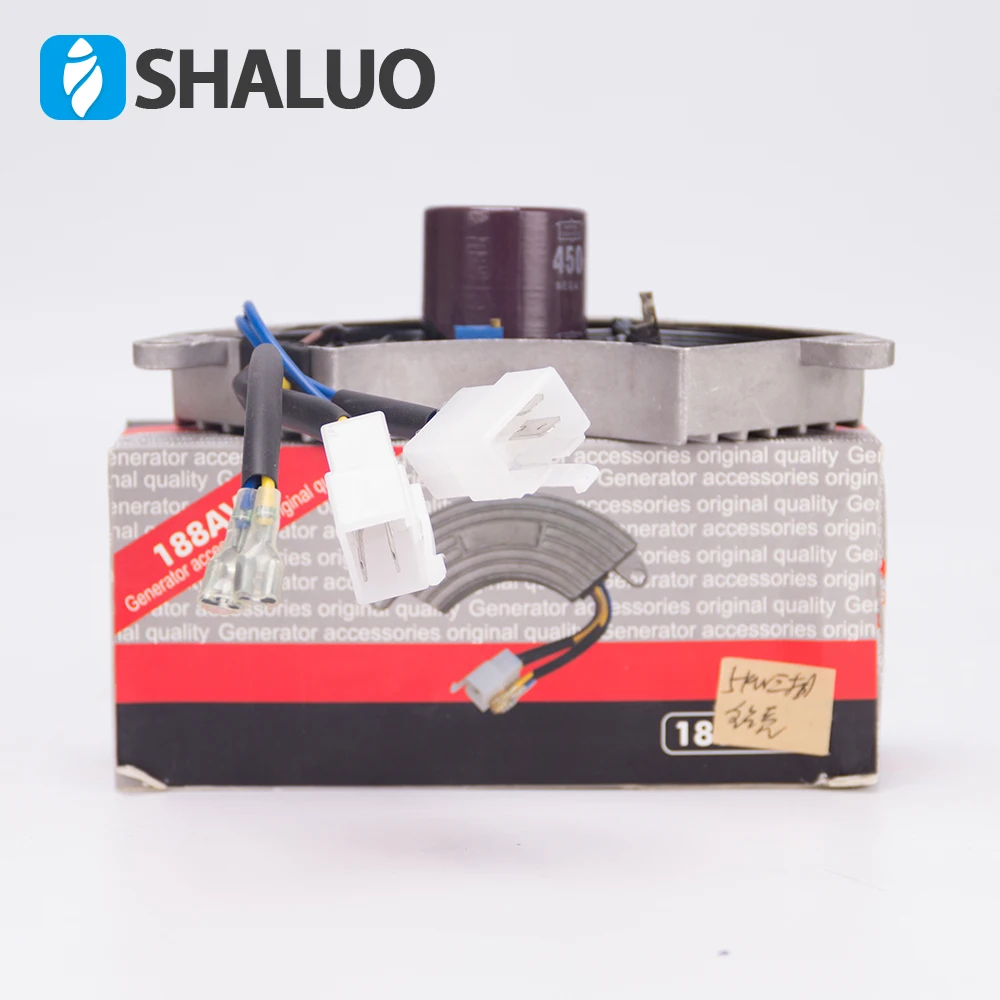 Nuevo Regulador de voltaje automático trifásico 5kw 188 AVR, accesorios de generador de gasolina, estabilizador de voltaje de caja de aluminio