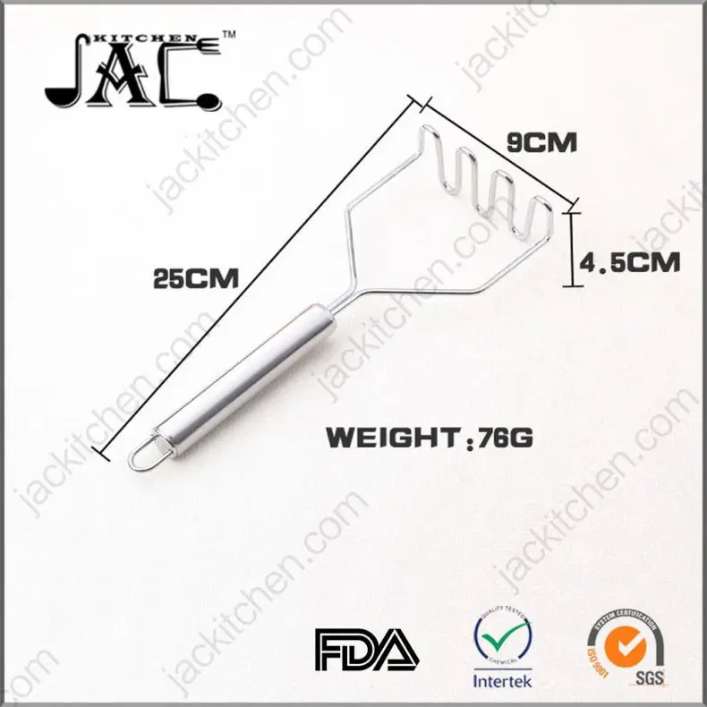 Multifunctional Durable Stainless Steel Best Selling Potato Round Masher