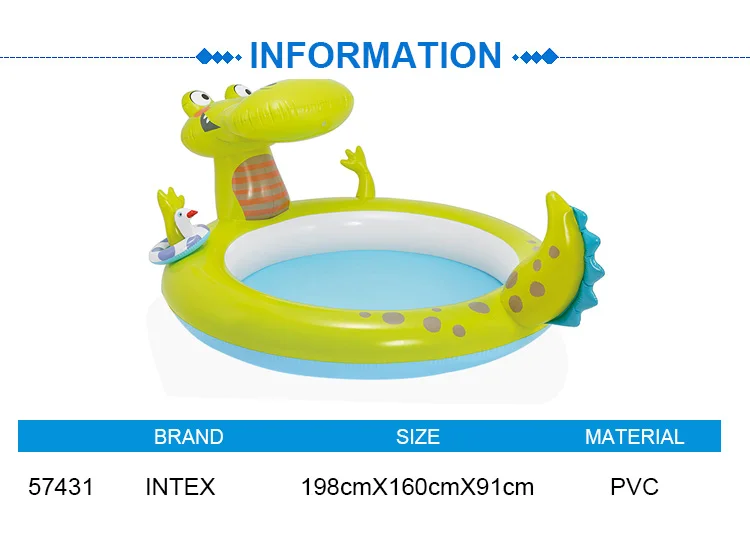 inflating intex pool