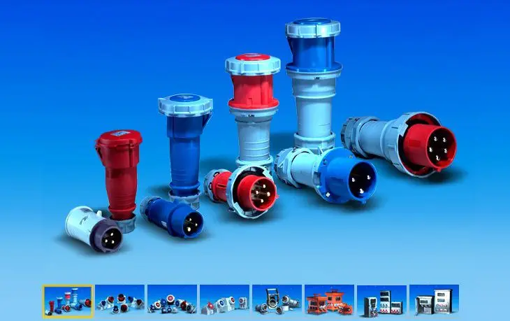Waterproof 32a 4p Industrial Plug Switch Socket Outdoor