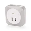 Hot Sale LED light 2 USB Charger Outlet Port Smartphone Wall Socket Night Light
