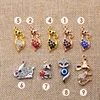 Custom alloy fox mouse rabbit pendant charms for jewelry accessory fashion animal charms