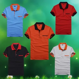 Wholesale summer men's POLO shirt short sleeve lapel T-shirt advertising shirt Wholesale summer men's POLO shirt short sleeve lapel T-shirt advertising shirt