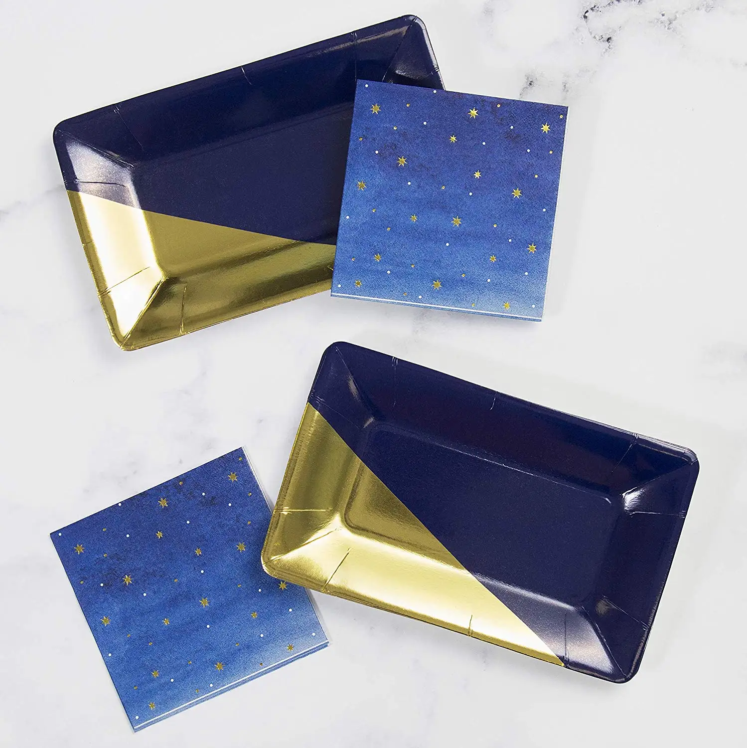 Gold Stars Led Find Deals On Line At Alibaba Get Quotations Navy And Gold Stars Tail Party Kit By Elise