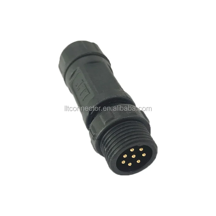 M12 Cable Connector 8 Pin Male To Female - Buy M12 Connector 8 Pin