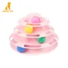 Round Interactive Magic Play Ball Three Cat Tower Of Tracks Cat Toy Tower