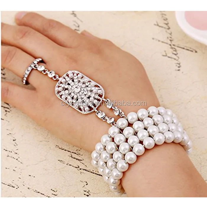 White color China artificial pearls necklaces Factory