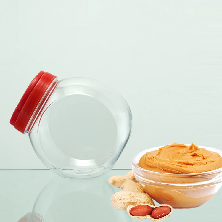 Clear Plastic Pet Peanut Butter Jars With Lid Honey Butter Jars Buy