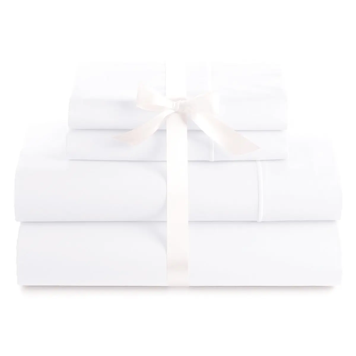 Wholesale 100 Cotton White Luxury 5 Star Hotel Linen Bed Sheet Set