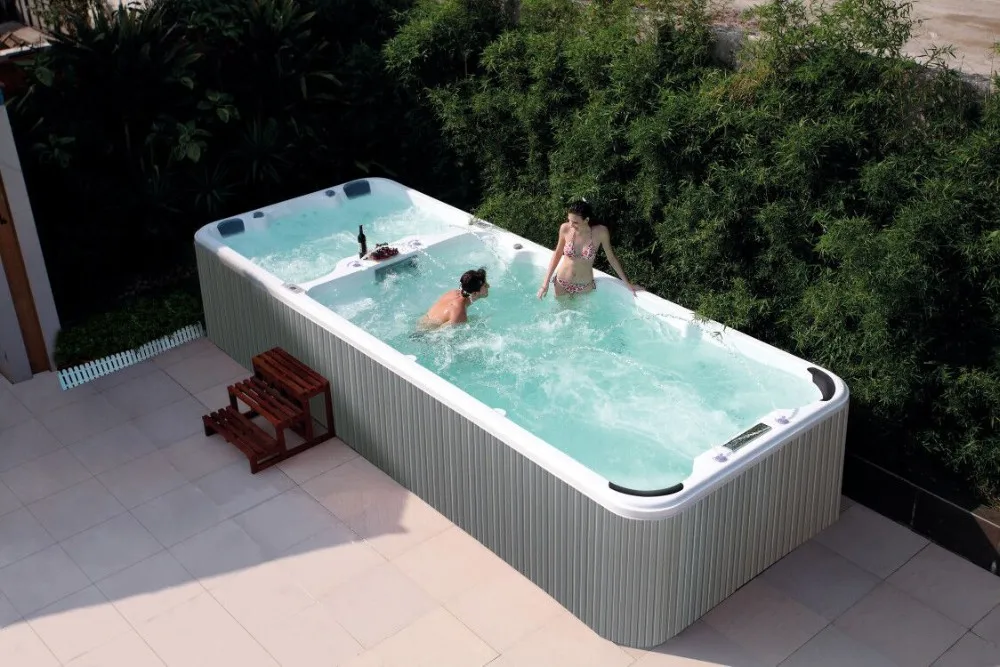 Ce Approved Freestanding Acrylic Swimming Pool Whirlpool Massage Large