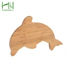 Natural and eco-friendly Fruits vegetables kitchen cutting board bamboo fish shape