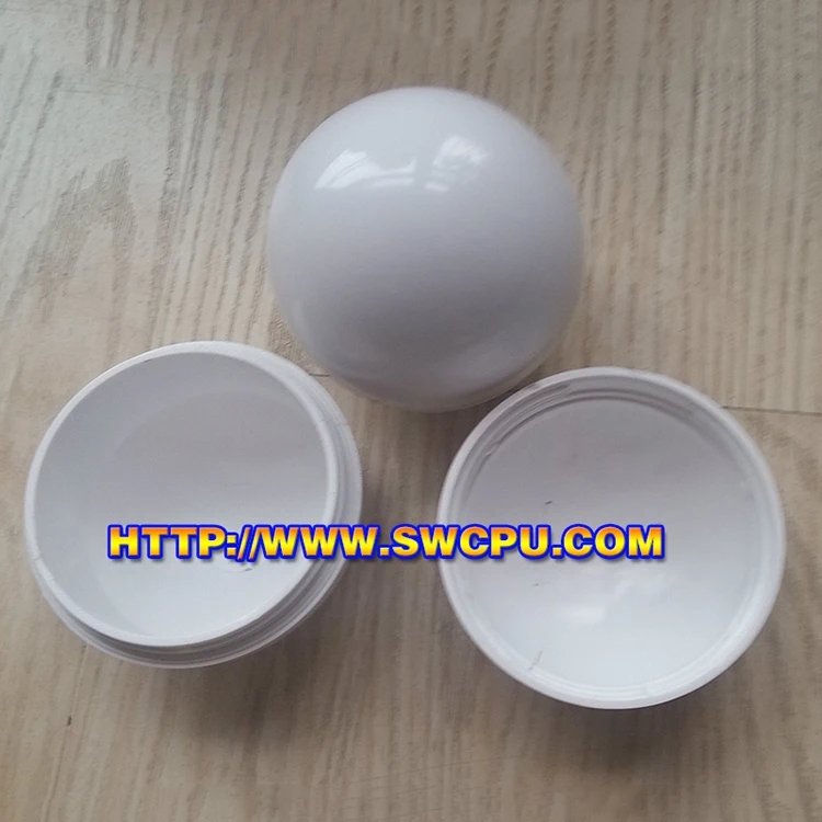 Bulk Wholesale 65mm Clear White Plastic Hollow Ball Buy Clear Plastic
