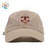 Flat embroidery bear baseball cap Denim plain dad hat Unisex Cap hip hop sports Cap with adjustable strap