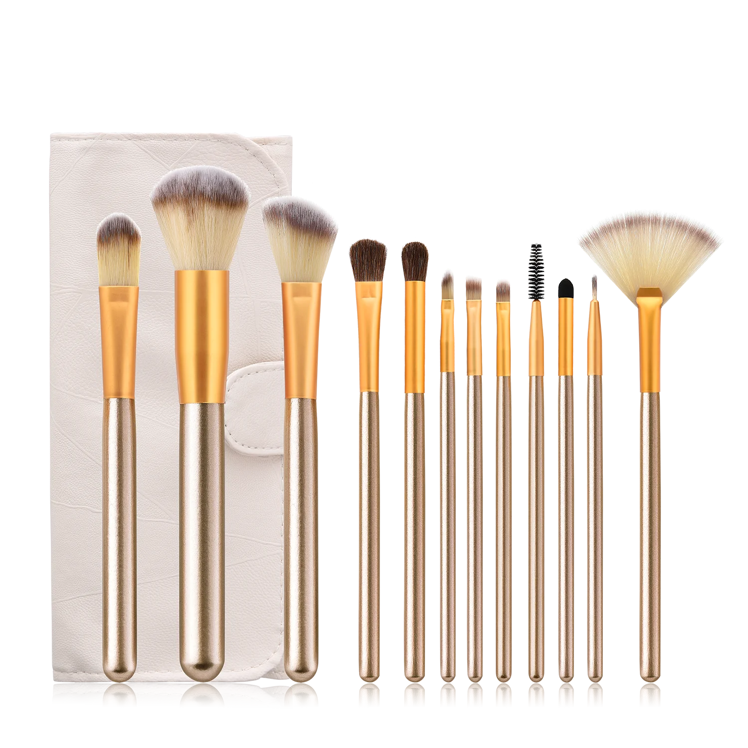 12/18/24 Pcs/set Professional Wood Make Up Brush Set Foundation Brushes