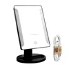 LED Touch Screen Dressing Makeup Mirror 360 Degree Rotation Beauty Electric Mirror Cosmetic USB Cable Bedroom Mirror