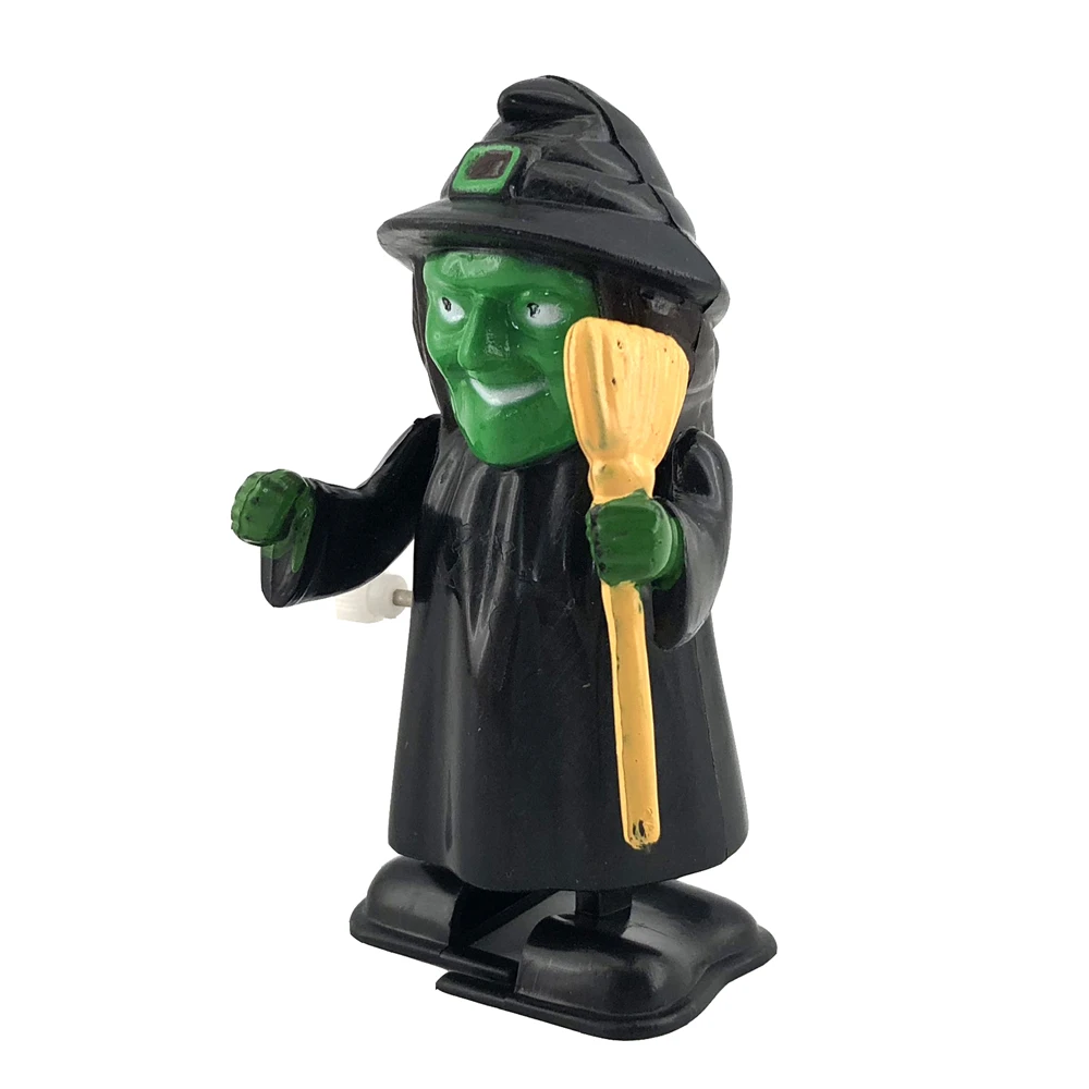 Hot selling  funny witch plastic  halloween wind up toys for kid