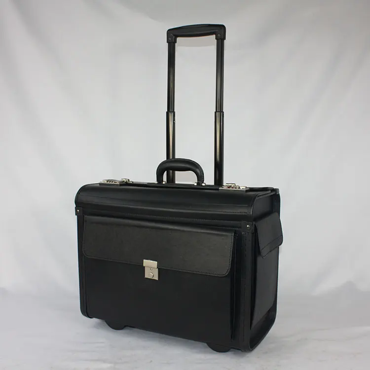 pilot briefcase leather