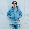 TP111 High quality bat sleeve denim jacket for men