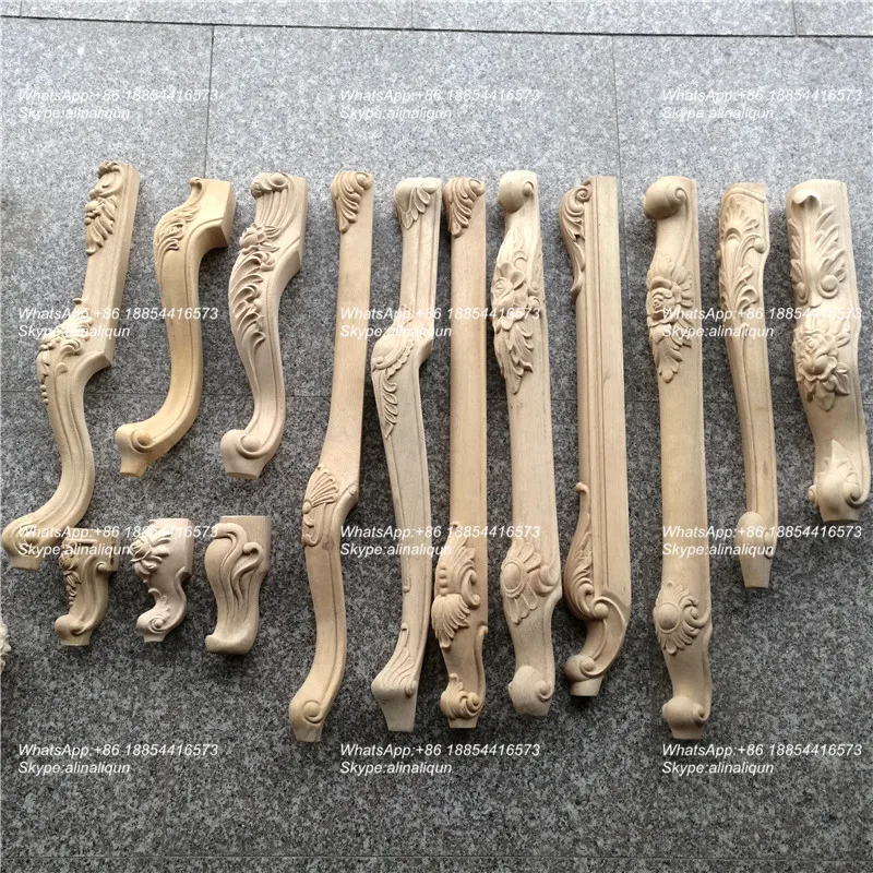Wood carving crafts wooden legs antique chair legs