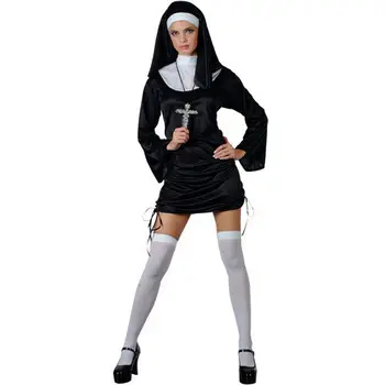 Nun Las Religious Fancy Dress Costume Hen Night Outfit Cb805 Nun Las Religious Fancy Dress Costume Hen Night Outfit Cb805
