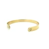 Hotsale stainless steel custom ad bangles gold covering bangles