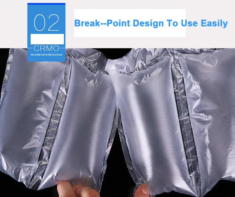 500meter Plastic Air Cushion Film Filling Logistics Packaging Pouch