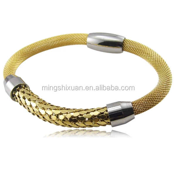 plain gold bracelet