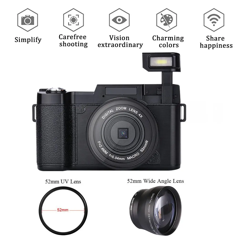 3 Inch Retro Camera Video + Camera Fotografica Photo Camera Professional