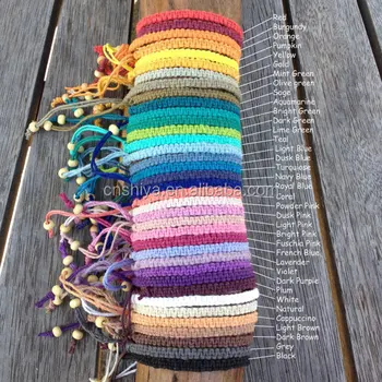 Mixed Colors Knotted Handmade Woven Friendship Bracelet Bohemia Mixed Colors Knotted Handmade Woven Friendship Bracelet Bohemia Braided