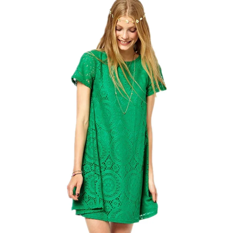 lime green casual dress