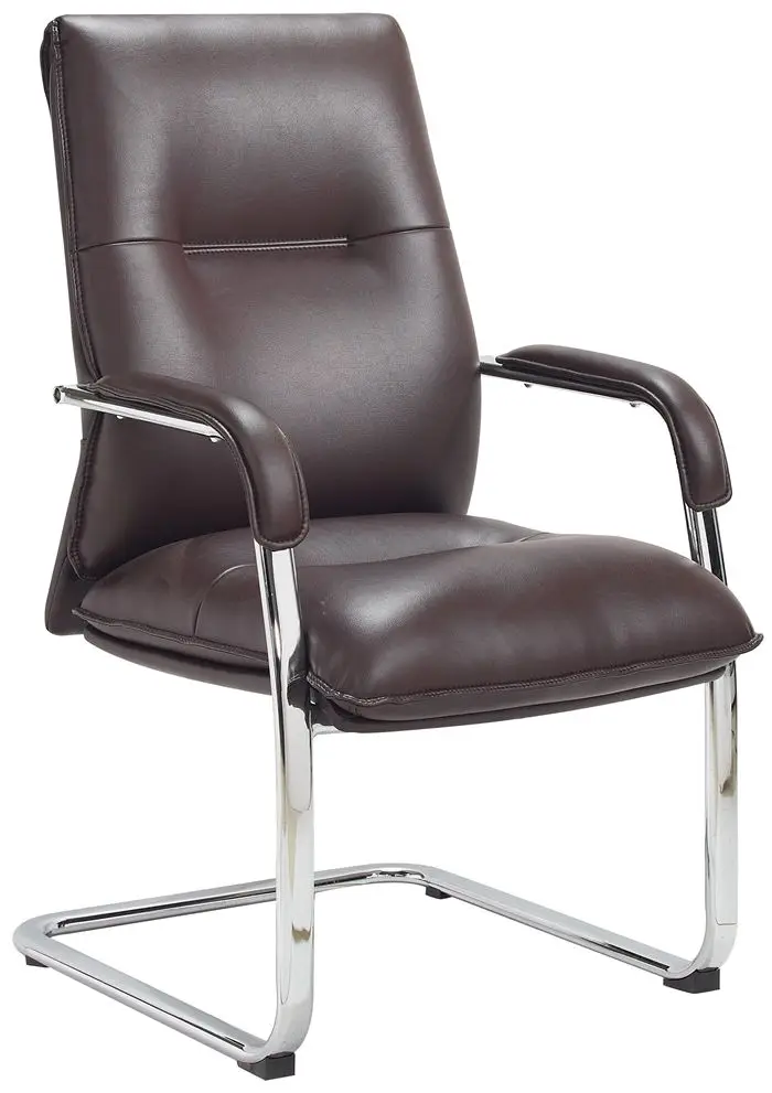 Strong quality metal four legs visitor high back chair reclining