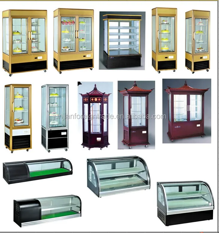 Hot Sales Mini Cake Display Refrigerator With Rotating Design Oem