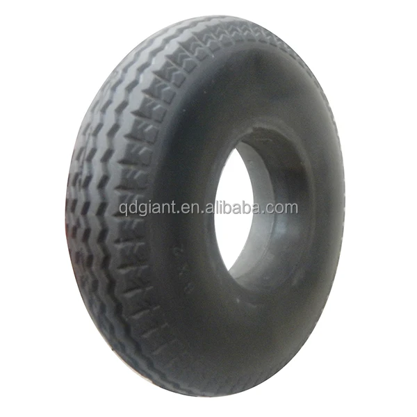 8 inch flat free wheel for baby cart