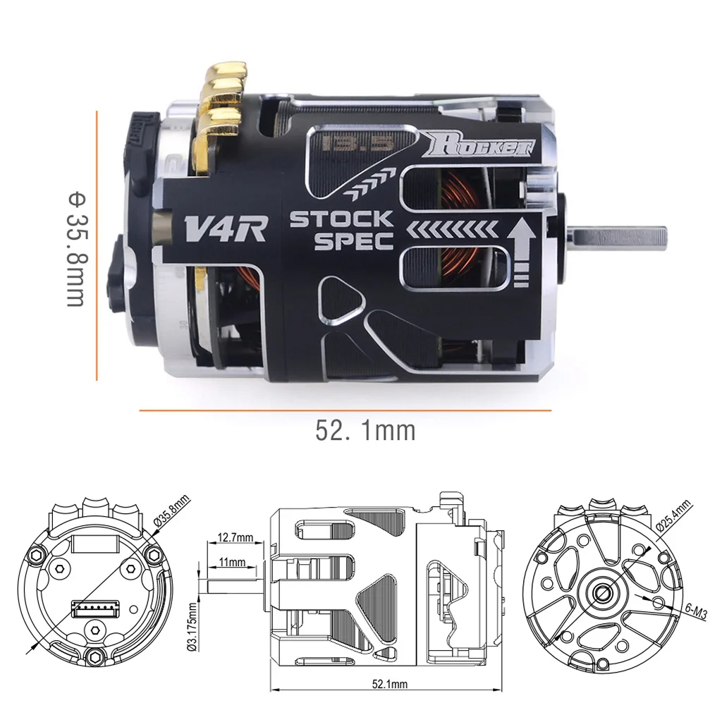 Brushless Motor Dc 3600kv Small Hobby Motors Low Speed High Speed