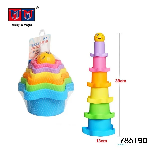 plastic stacking cups toys