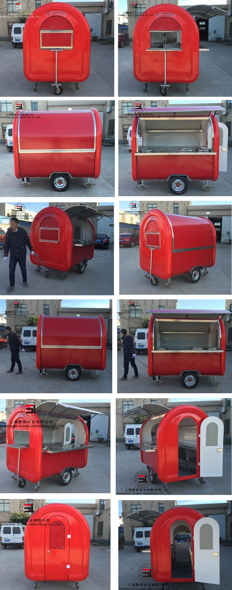 Mobile kitchen hot dog /hamburger/Ice cream HOT sale trailer