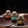 Ceramic ornaments little novice monk tea pet furnishing articles the young monk pet boutique accessories ceramic tea pet